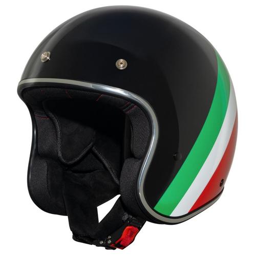 VINZ Jama - Italy, Motoren, Kleding | Motorhelmen, L, Jethelm, Verzenden