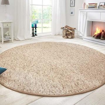 BT Wolly Vloerkleed Rond Wool - Beige ø 133 cm beschikbaar voor biedingen