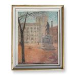 Sergio Mantovani (1904-?) - Scorcio Londinese, Westminster, Antiek en Kunst