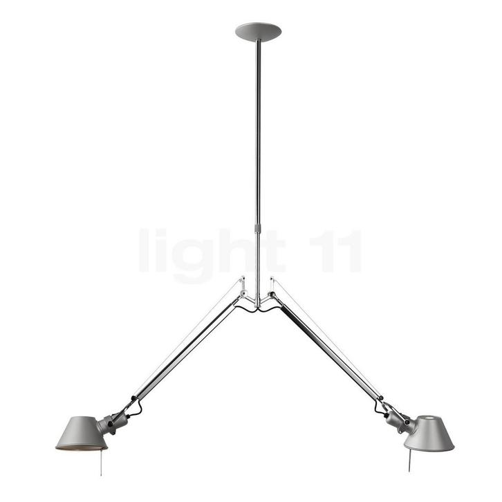 Artemide Tolomeo Sospensione, aluminium gepolijst en geanodi, Huis en Inrichting, Lampen | Hanglampen, Nieuw, Verzenden