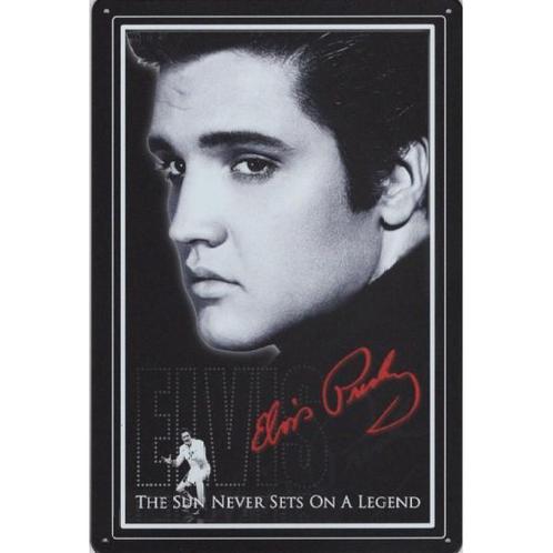 Wandbord - Elvis Presley The Sun Never Sets On A Legend, Huis en Inrichting, Woonaccessoires | Wanddecoraties, Nieuw, Ophalen of Verzenden