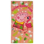 Peppa Pig Badlaken Strandlaken 70x140cm - Officiële, Huis en Inrichting, Badkamer | Badtextiel en Accessoires, Verzenden, Nieuw