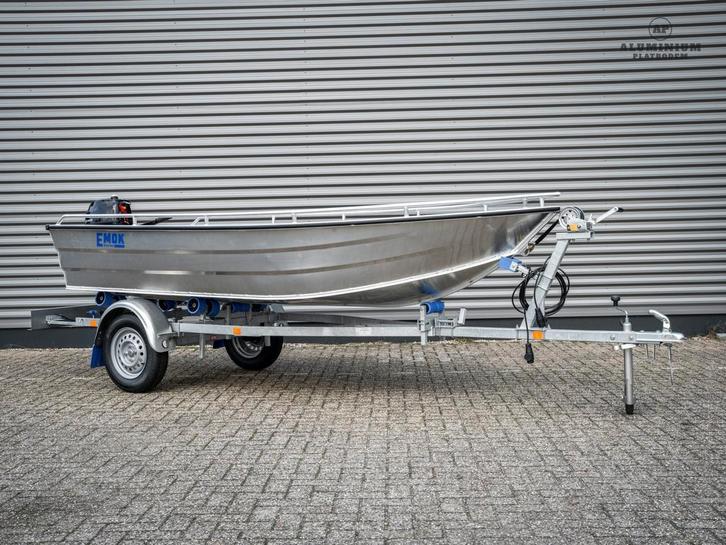 Aluminium boot  - B400 +, Watersport en Boten, Platbodems, Nieuw, Aluminium, Ophalen of Verzenden