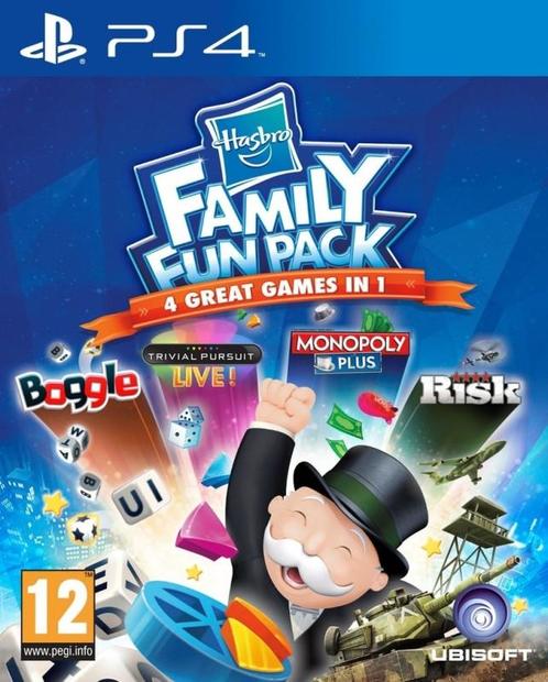 Hasbro Family Fun Pack (PlayStation 4), Spelcomputers en Games, Games | Sony PlayStation 4, Gebruikt, Vanaf 7 jaar, Verzenden