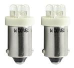 BA9s auto lamp 2 stuks T4W wit | LED kentekenverlichting/sig, Auto-onderdelen, Verlichting, Verzenden, Nieuw