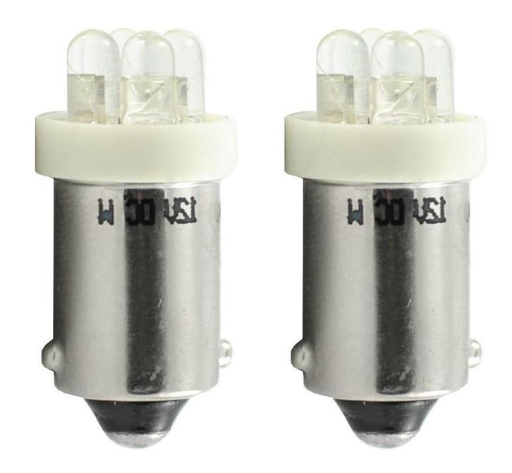 BA9s auto lamp 2 stuks T4W wit | LED kentekenverlichting/sig, Auto-onderdelen, Verlichting, Nieuw, Verzenden