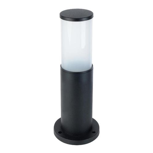 Tuin/Buitenlamp/Vloerlamp Rond Mat Zwart Modern RVS, Tuin en Terras, Buitenverlichting, Led, 50 tot 250 watt, Nieuw, IJzer, Staande lamp