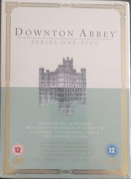 Downton Abbey - Series 1-5          Gratis verzenden, Cd's en Dvd's, Dvd's | Tv en Series, Nieuw in verpakking, Boxset, Drama