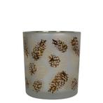 windlicht herfst dennenappel small 8cm, Huis en Inrichting, Woonaccessoires | Overige, Verzenden, Nieuw