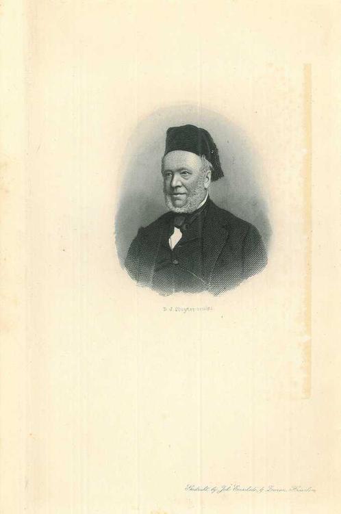 Portrait of Everhardus Johannes Potgieter, Antiek en Kunst, Kunst | Etsen en Gravures