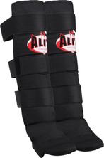 SHIN PRO - Kickboksen scheenbeschermers - Katoen - Zwart -, Sport en Fitness, Verzenden, Nieuw