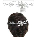 Alista Haarkam Bloemen met Strass en Zirkonia, Verzenden, Nieuw