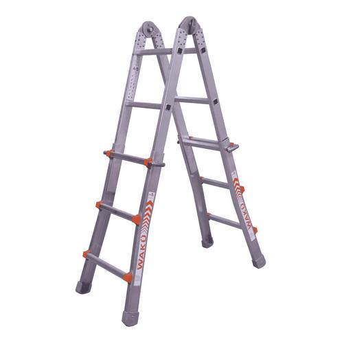 Multifunctionele ladder Wakü 4x3, Doe-het-zelf en Verbouw, Ladders en Trappen, Ladder, Nieuw, Verzenden