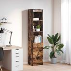 vidaXL buffetkast 37,5x35x180 cm spaanplaat gerookt, Huis en Inrichting, Verzenden, Nieuw, Overige houtsoorten