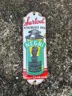 Negri - Vintage Negri Original Oud Emaille Porseleinen Bord