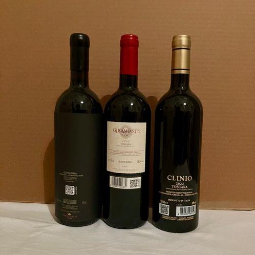 2021 Gorgona Rosso; 2022 Giramonte, Frescobaldi; 2022, Verzamelen, Wijnen