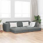 vidaXL Vloersofa Bed Donkergrijs 245 x 78 x 77 cm Stof, Huis en Inrichting, Verzenden, Nieuw, Stof, Minder dan 150 cm