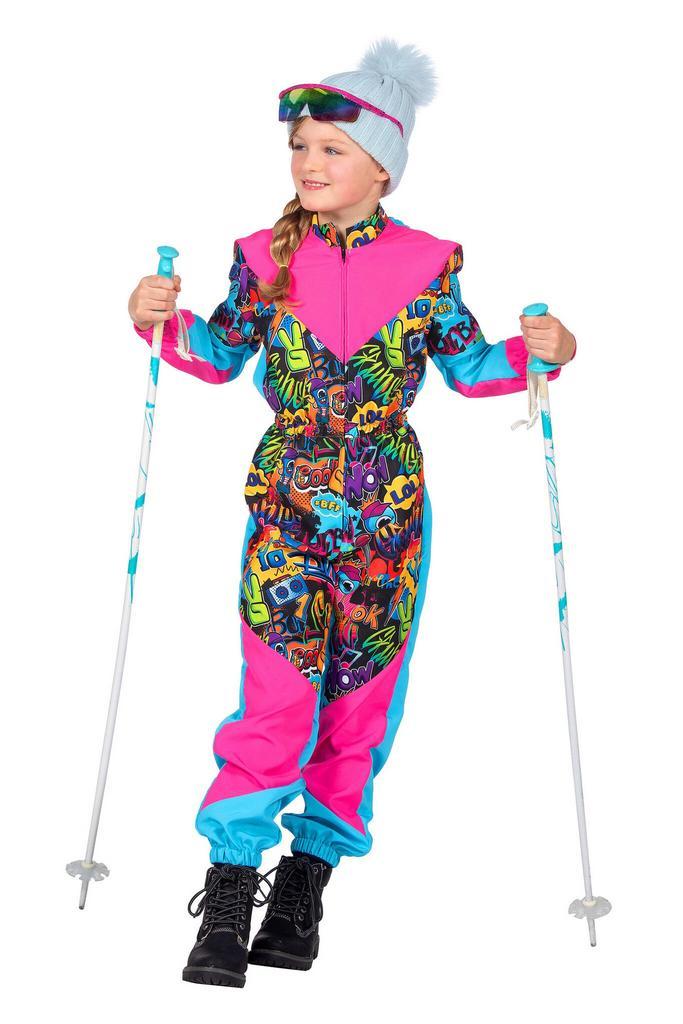 Fout Skipak 80s Retroprint Lolyo Meisje, Kleding | Dames, Carnavalskleding en Feestkleding, Nieuw, Ophalen of Verzenden