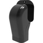 Tecnosystemi Excellens muurdoorvoer zwart TM72 RAL9005, Ophalen of Verzenden, Nieuw