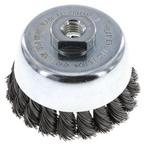 Komborstel 90mm (M 14X2) Staaldraad 0,5mm (20xGevlochten), Verzenden, Nieuw