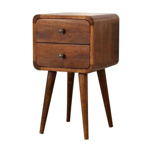 Unique Treasure - Nachtkastje - Mangohout - Handgemaakt, Antiek en Kunst, Curiosa en Brocante
