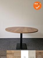 Vergadertafel - rond - 120 cm - Bladkleur naar keuze, Vergader- of Presentatieruimte, Ophalen of Verzenden, Gebruikt, Tafel