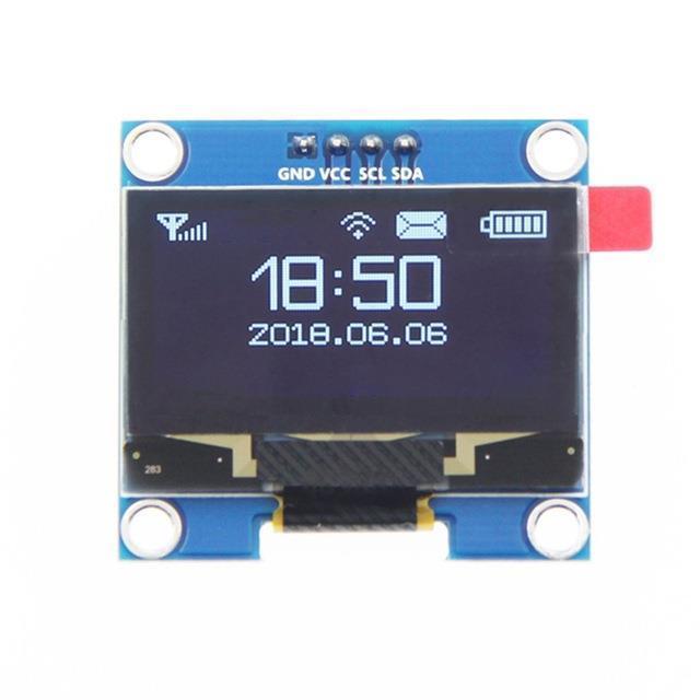 OLED display 128 x 64 - blauw - 1.3&quot; -  I2C, Hobby en Vrije tijd, Elektronica-componenten, Verzenden