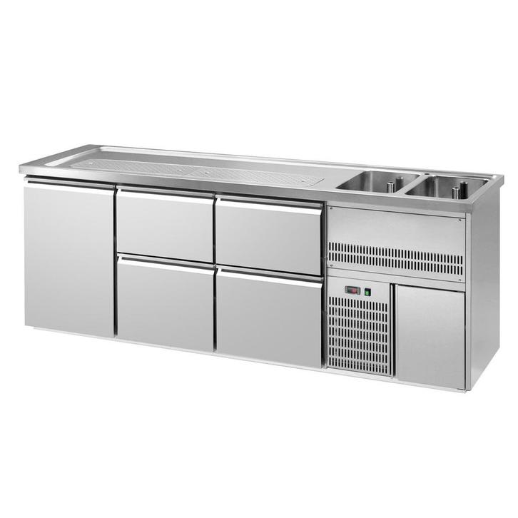 GGM Gastro | Biertoonbank Premium PLUS - 2500x700mm - 1 deur, Zakelijke goederen, Horeca | Meubilair en Inrichting, Nieuw in verpakking