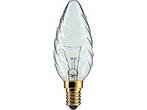 Gloeilampen 60 watt E14 fitting kaarslamp gedraaid, Huis en Inrichting, Lampen | Losse lampen, Nieuw, Ophalen of Verzenden, 60 watt of meer