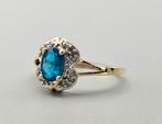 Gouden Vintage en Antieke  ringen met Edelstenen en Diamant., Sieraden, Tassen en Uiterlijk, Ringen, Overige kleuren, Verzenden