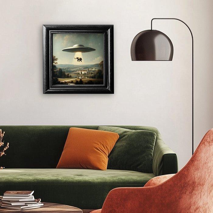 Le Yack - The Elephant Abduction - Hand signed, Antiek en Kunst, Kunst | Designobjecten