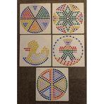 Kralenplank voorbeeld rond met o.a. een badeend 5 stuks (zie, Verzenden, Nieuw