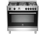 Veiling - BERTAZZONI AMS95L61CX19 RVS gasfornuis, Witgoed en Apparatuur, Fornuizen, Nieuw