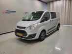 Ford Transit Custom 2.0TDCI L2/H1 Dubbele Cabine Euro 6!, Gebruikt, Euro 6, Overige kleuren, Airbags