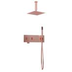 Vierkante inbouw regendouche met plafond arm 25cm douchekop, Verzenden, Nieuw