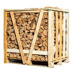 Eikenhout | haardhout | 1,0 kuub | krat | ovengedroogd, Tuin en Terras, Minder dan 3 m³, Verzenden, Eikenhout, Blokken