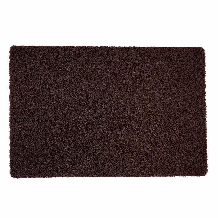 Spaghetti mat Solid - 40x60 cm - Bruin, Tuin en Terras, Deurmatten, Verzenden