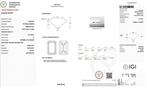 1 pcs Diamant (Natuurlijk) - 1.01 ct - Smaragd - D, Sieraden, Tassen en Uiterlijk, Edelstenen, Nieuw