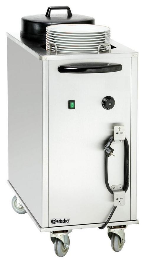 Bartscher Bordendispenser | RVS | 2x 50 Borden | 230V | 435x, Zakelijke goederen, Horeca | Keukenapparatuur, Nieuw in verpakking