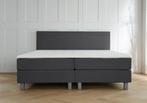 ACTIE! Boxspring Turijn 180 200 Antraciet, Verzenden, 180 cm, 200 cm, Nieuw