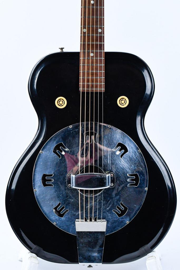 National Airline Folkstar Resonator Ebony Early 60s, Muziek en Instrumenten, Snaarinstrumenten | Gitaren | Akoestisch, Overige typen