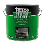 Tenco steigerhoutbeits 2,5 liter, antraciet, Nieuw, Verzenden