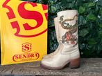 super gave vintage blokhak dragon sendra laars maat 37, Kleding | Dames, Schoenen, Beige, Hoge laarzen, Zo goed als nieuw, Verzenden