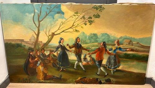 Francisco De Goya (1746-1828), After - Baile a orillas del, Antiek en Kunst, Kunst | Schilderijen | Klassiek