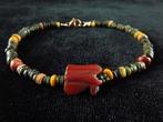 Oud-Egyptisch Armband gemaakt van glas en faience mummie