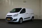 Ford Transit Custom 2.0 TDci 130pk L2 H1 Trend Airco 2.8T Tr, Stof, Gebruikt, Euro 6, Wit