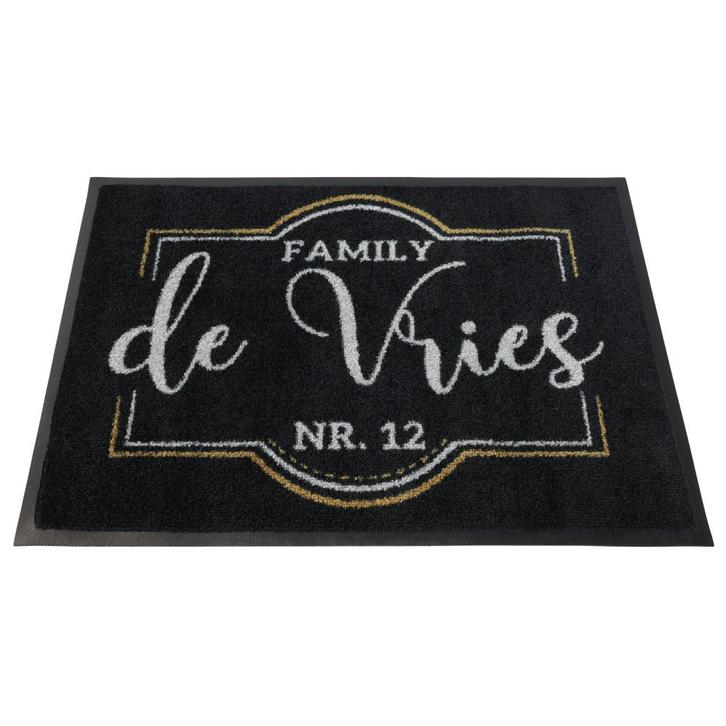 Gepersonaliseerde deurmat - Family, Tuin en Terras, Deurmatten, Verzenden