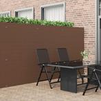 vidaXL Tuinhek Dubbelzijdig Bruin 1,8x5 m PVC, Tuin en Terras, Verzenden, Nieuw, Kunststof