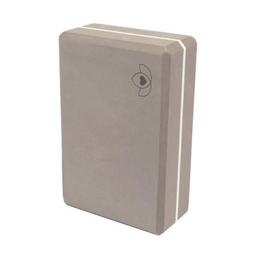 Yoga blok high density taupe - Lotus beschikbaar voor biedingen