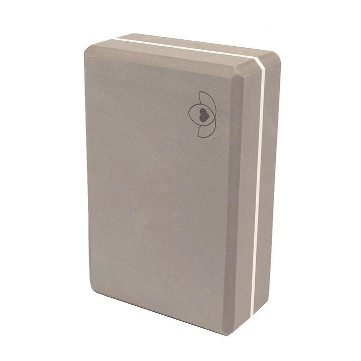 Yoga blok high density taupe - Lotus, Sport en Fitness, Overige Sport en Fitness, Nieuw, Verzenden